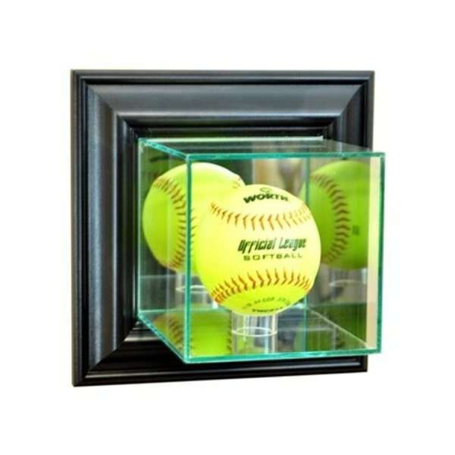 Shop Wmsft-B Wall Mounted Softball Display Case, Black Best