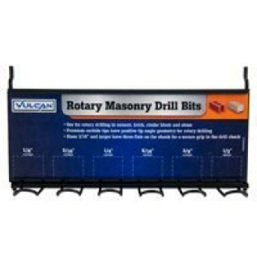 Shop Vulcan 994910 Drill Bit Rack, Rotary Masonry, 6 Slot New