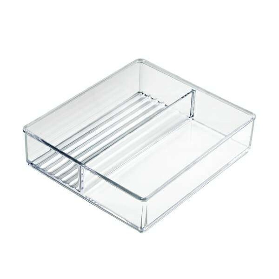 Shop Two Compartment Square Organizer Tray For Counter , Pk2 Wholesale