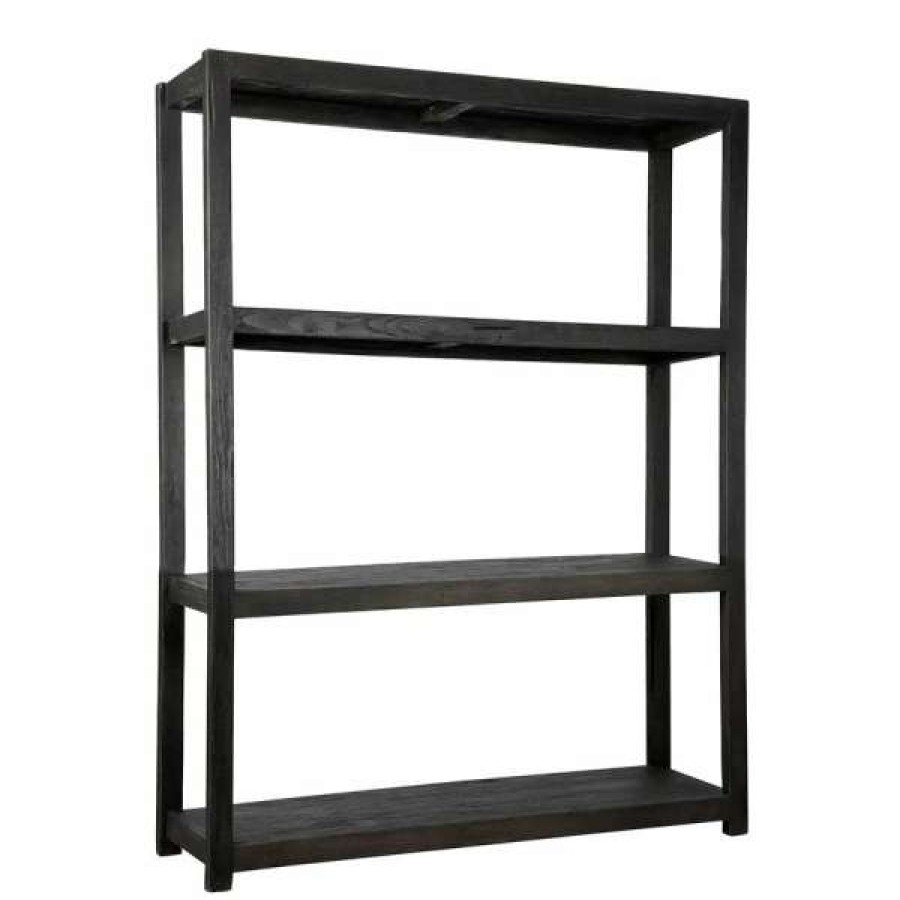 Florabelle Top Selling Ozu Wooden Display Shelf, Small, Black Best