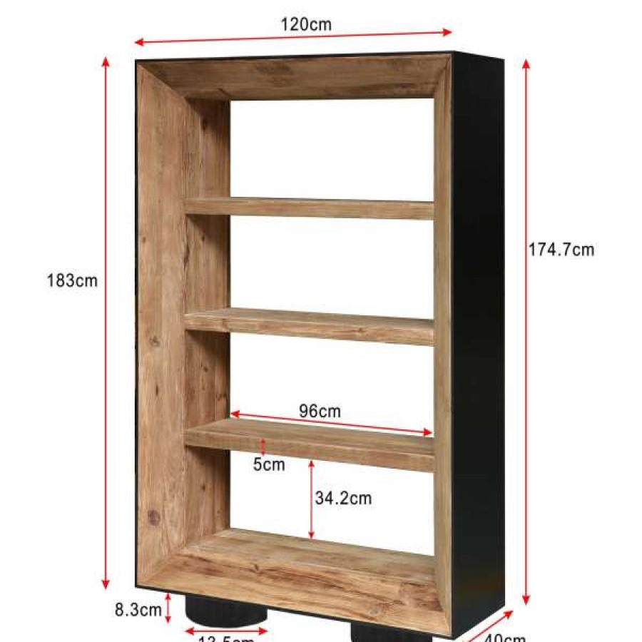 Winsun Furniture Store Barzelt Wooden Display Shelf Clearance