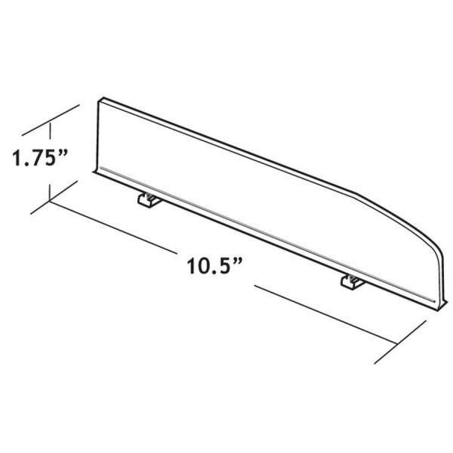 Shop 10.5 D X 1.75 H Divider For Modular Trays, Pk10 Best