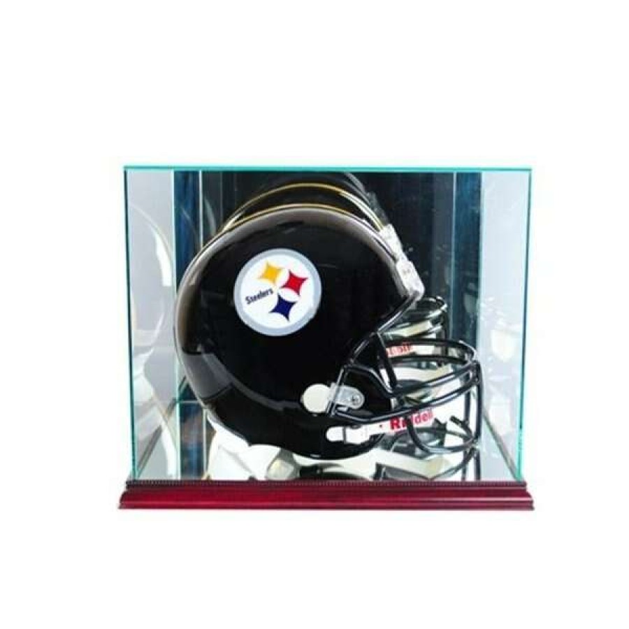 Shop Fbhr-C Rectangle Football Helmet Display Case, Cherry Best