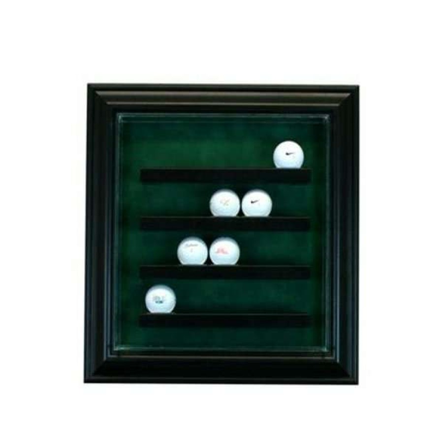 Shop Pc-20Glfcb-B 20 Golf Ball Cabinet Style Display Case, Black New