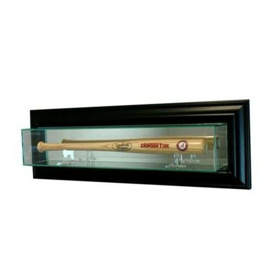 Shop Wmmnibat-B Wall Mounted Mini Bat Display Case, Black Clearance