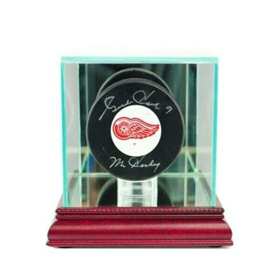 Shop Spk-C Single Hockey Puck Display Case, Cherry Online