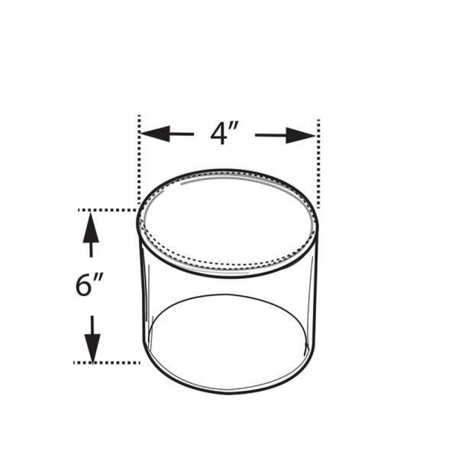 Shop 4 W X 6 H Clear Acrylic Cylinder Hot