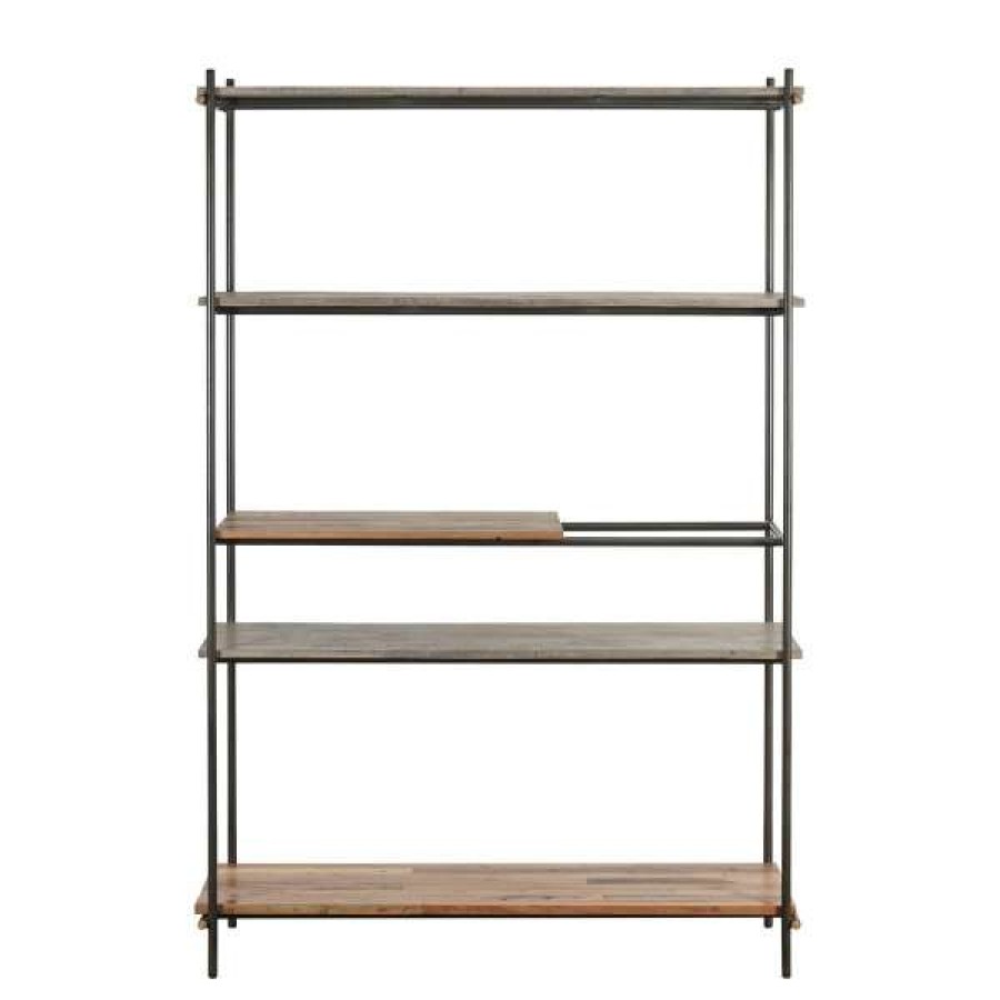 Superb Lifestyles Special Style Discreet Reclaimed Timber & Metal Display Shelf Online