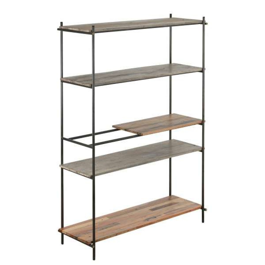 Superb Lifestyles Special Style Discreet Reclaimed Timber & Metal Display Shelf Online