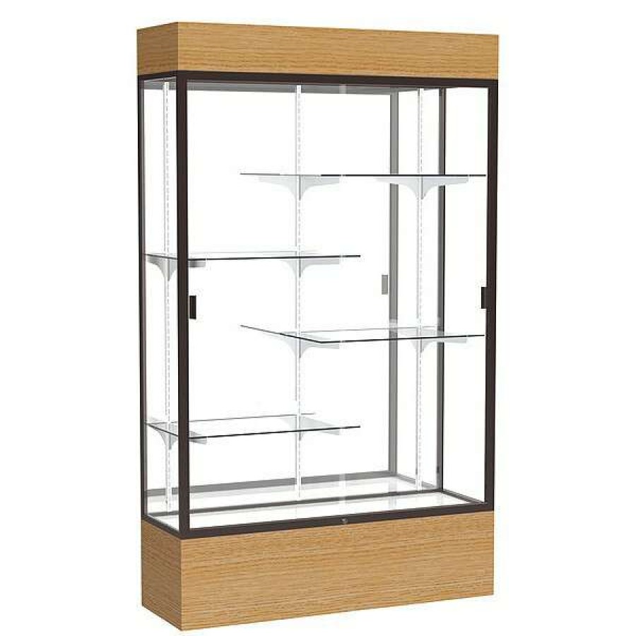 Shop Lit Flr Cs, 48X80X16, Mirr, Dkbrnz, Natrloak Hot