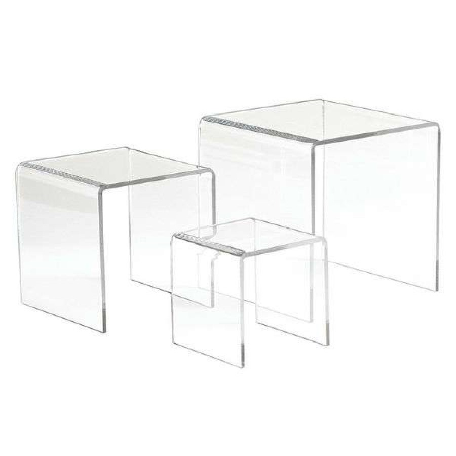 Shop Display Risers Set, 3 -4 -5 , 3Pc, Pk6 Wholesale