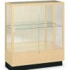 Shop Counter Display Case, Honey Maple New