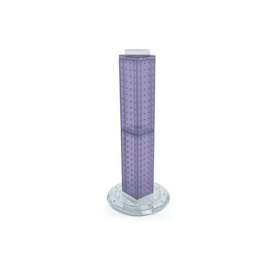 Shop Four-Sided 4 W X 24 H Pegboard Tower W/ Revolving 9 Base Online