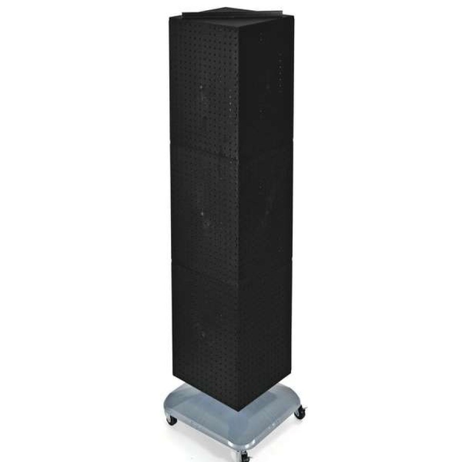 Shop Four-Sided Pegboard Tower Revolving Display Panel Size 14 W X 60 H Wholesale