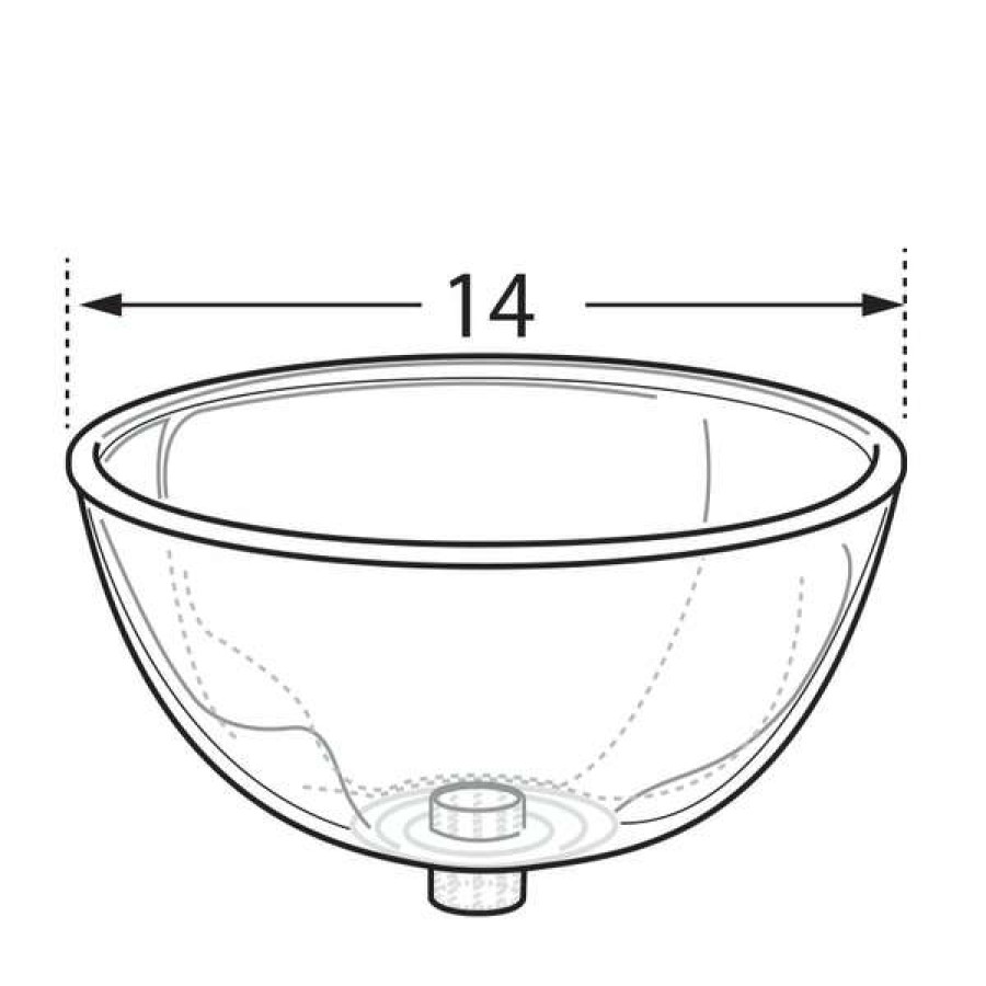 Shop Clear Plastic Bowl 14 Dia. X 7 Deep Hot