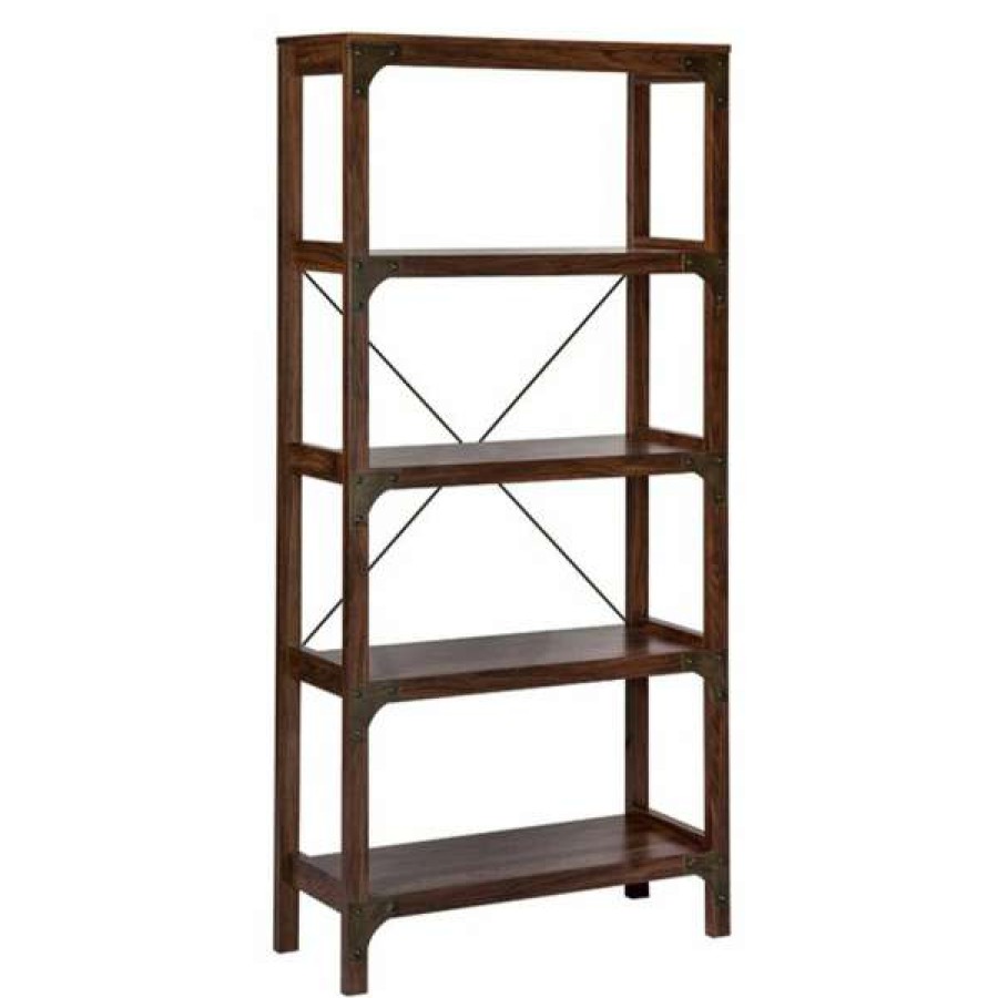 Hal Furniture Premium Logan Industrial Display Shelf Hot