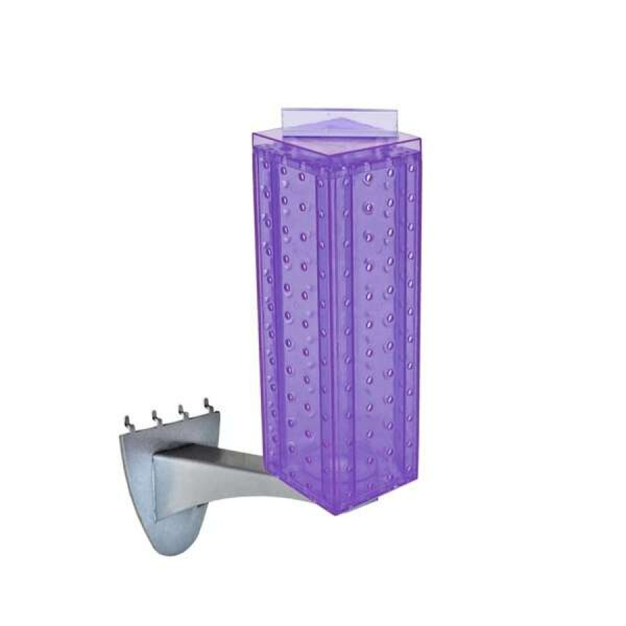 Shop Four-Sided 4 W X 12 H Pegboard Tower W/ Extension Rod Clearance