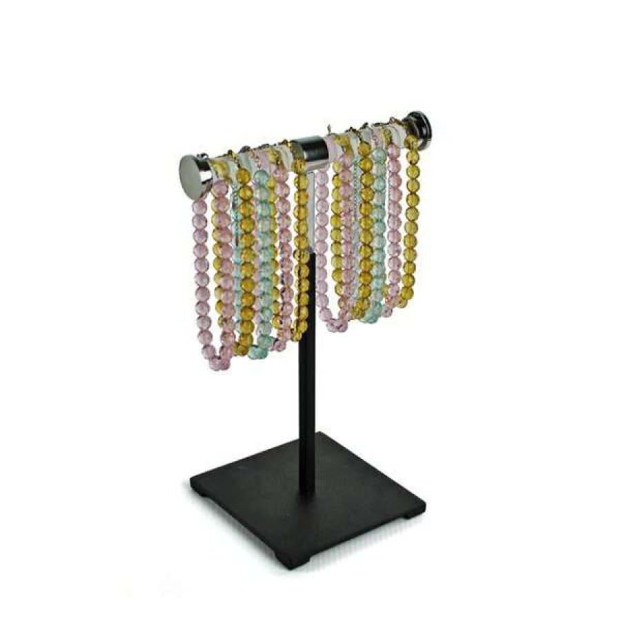 Shop Single-Tier Adjustable Necklace/Bracelet Holder W/ Chrome Accents Best