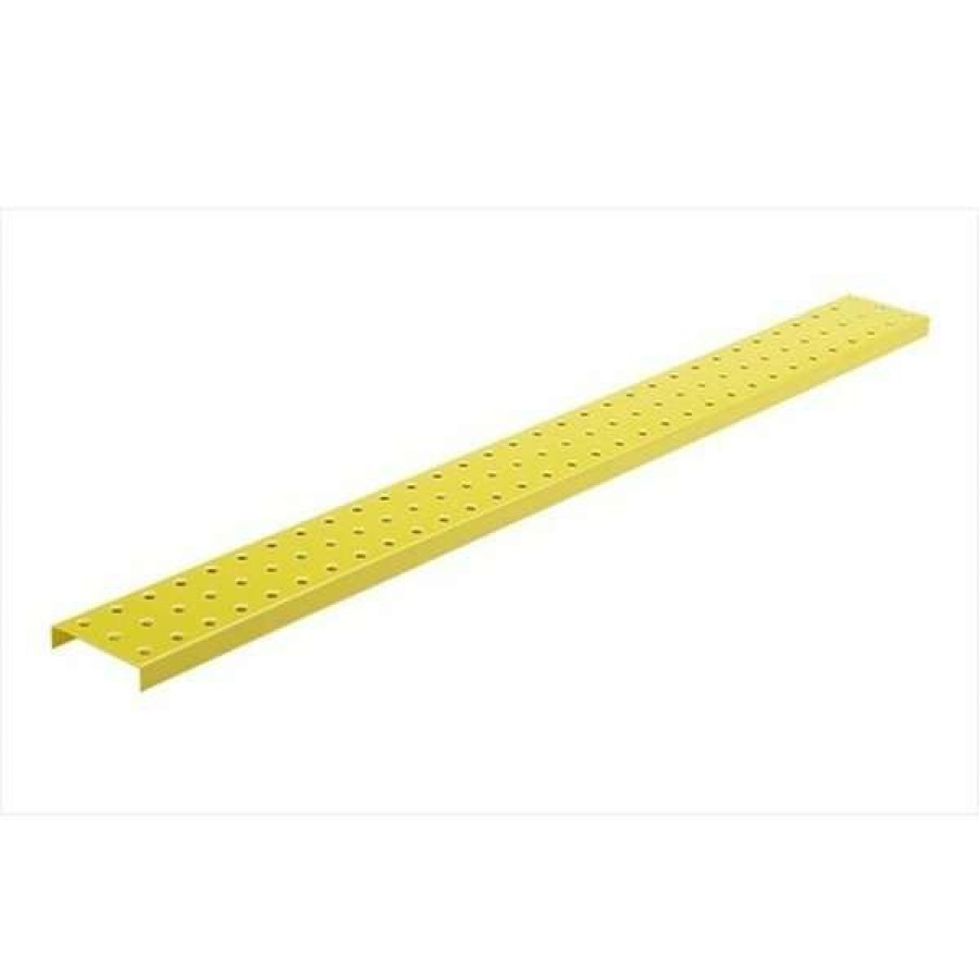 Shop Algstrp3X32Ptd-Yel Yellow Powder Coated Metal Pegboard Strips With Flange Pack Of 2 Clearance