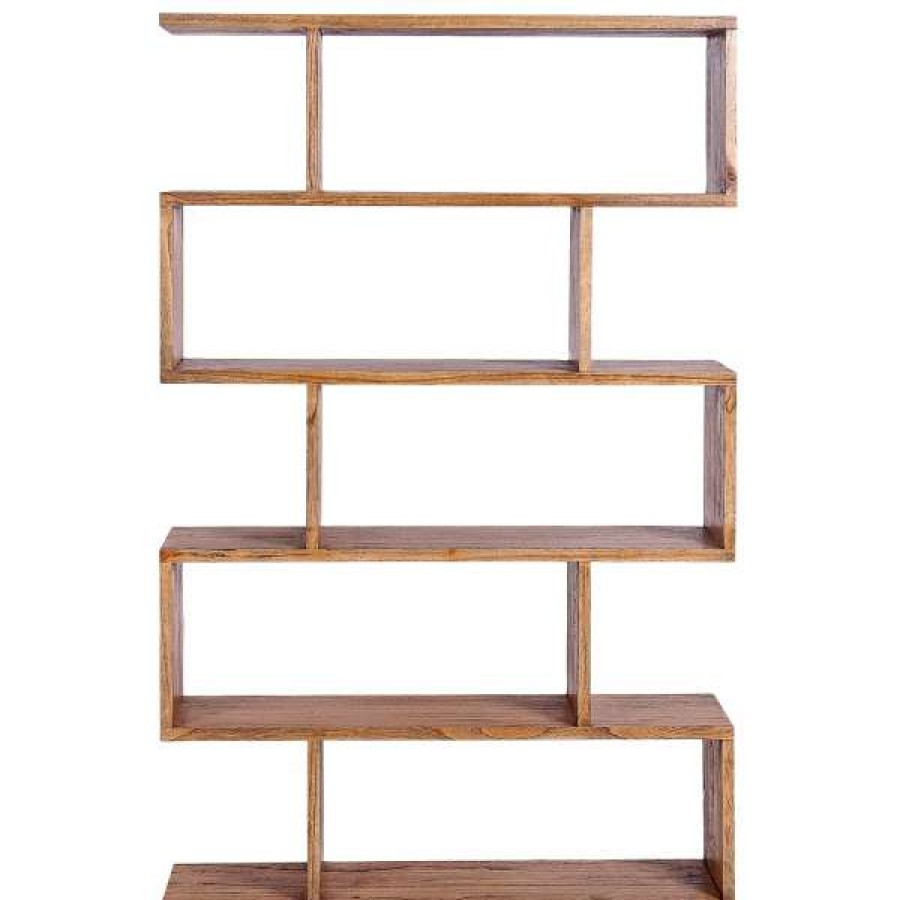 Affinity Furniture Less Expensive Wendell Mindi Wood Display Shelf, Tobacco Wholesale