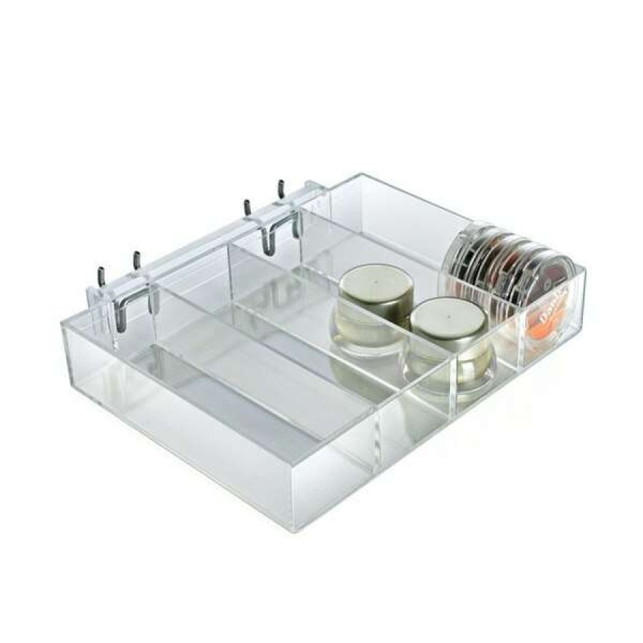 Shop Four Compartment Tray For Peg/Slat/Counter, Pk2 Hot