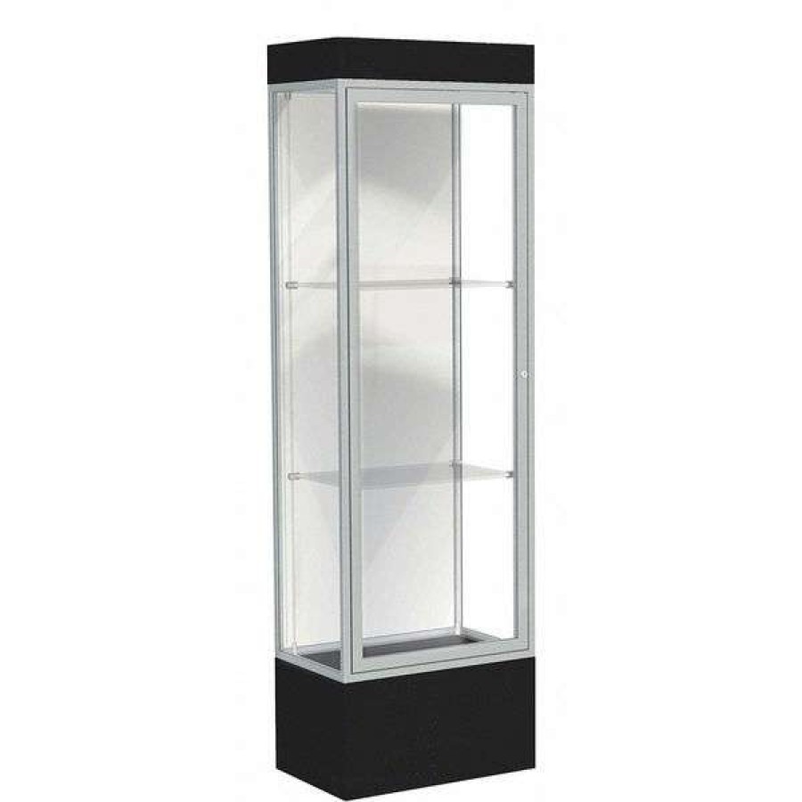 Shop Lit Flr, 24X76X20, 12In.Bse, Whte, Satn, Blk New