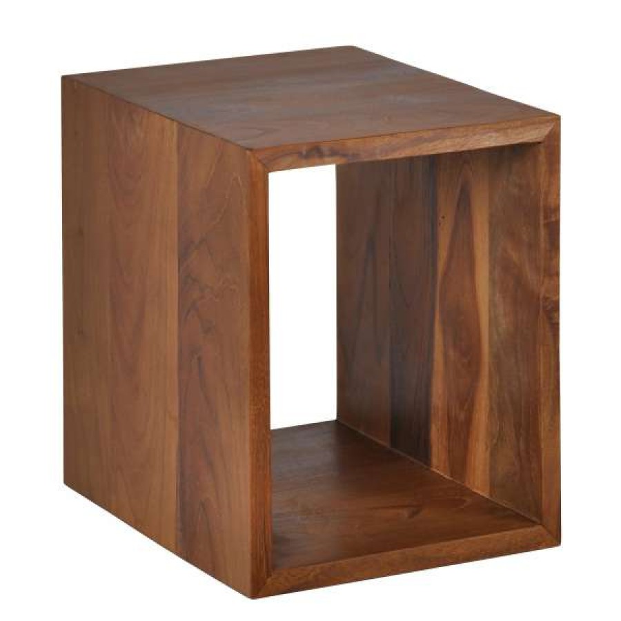 Superb Lifestyles Hot Sell Tropica Commercial Grade Reclaimed Teak Timber Cube Stand, Squat Hot