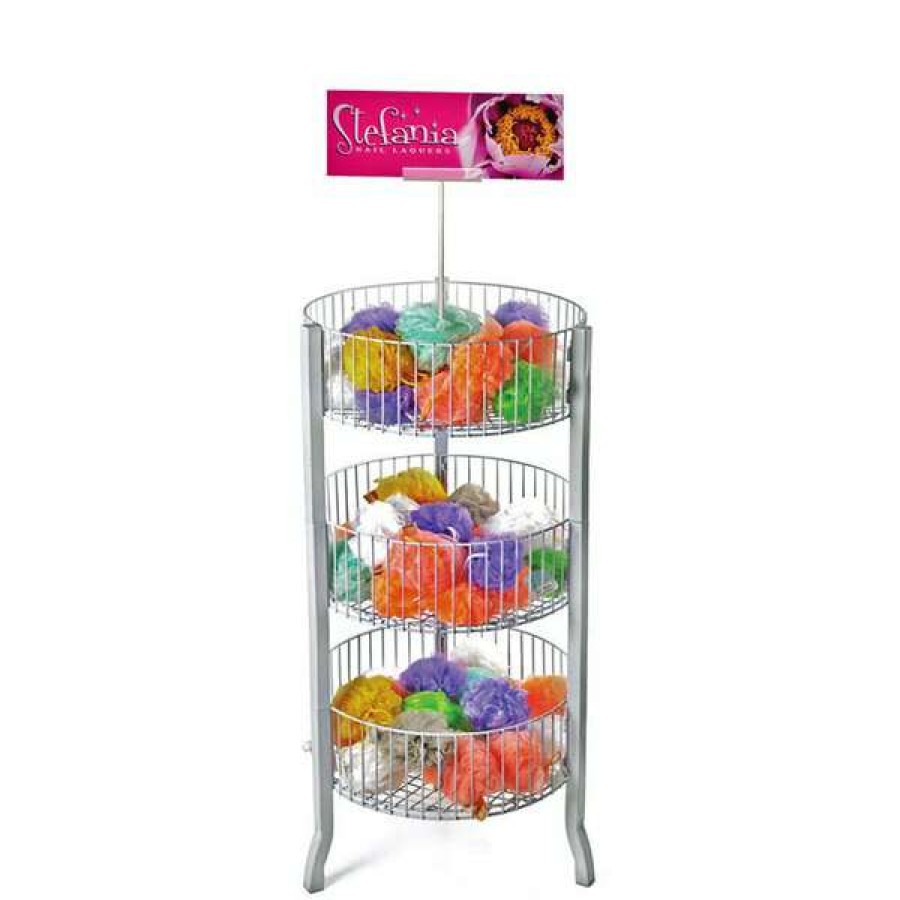 Shop Three-Tiered Large White Wire Bin Hot