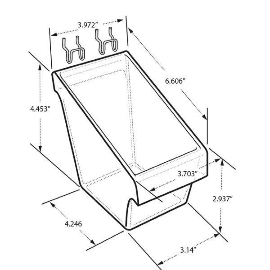 Shop 4 W X 4.25 D X 4.5 H Mini Display Bucket, Pk4 Wholesale