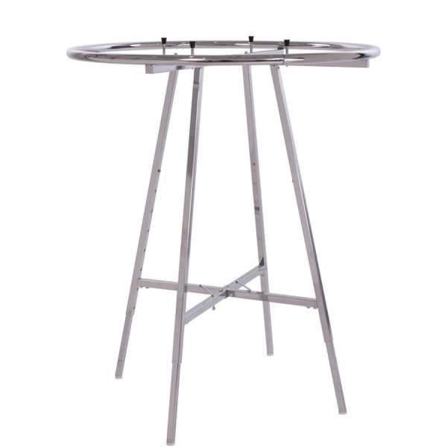 Shop Round Rack 42 Dia., Chrome Hot