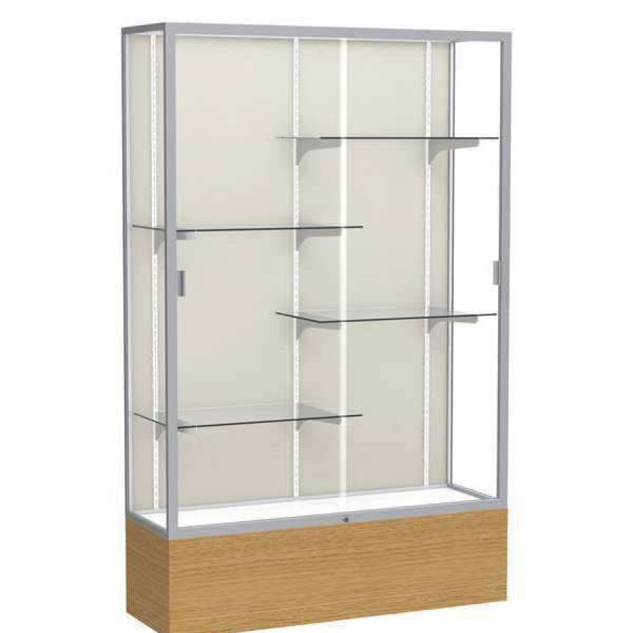 Shop Display Case, Autumn Oak, 72X48X16 Wholesale