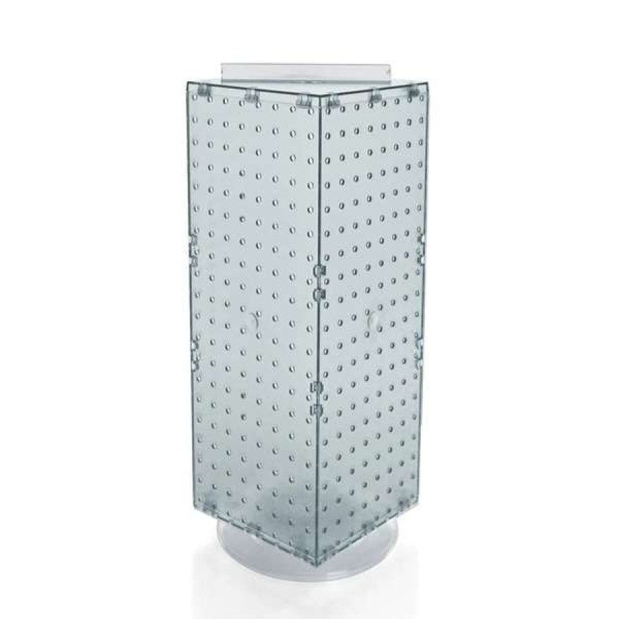 Shop Four-Sided Revolving 8 W X 20 H Pegboard Counter Display Clearance