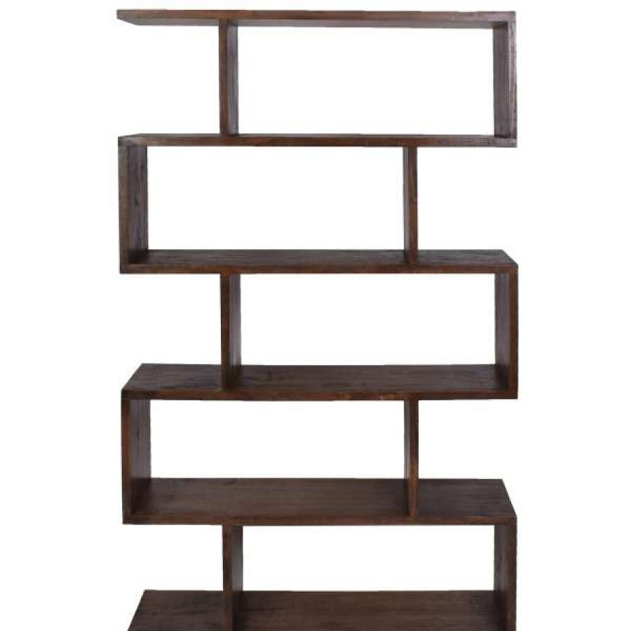 Affinity Furniture Special Offers Wendell Mango Wood Display Shelf, Honey Brown Wholesale