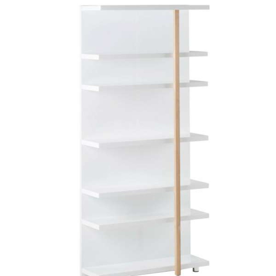 Homestar Cheaper Alexandria Display Shelf, White Online