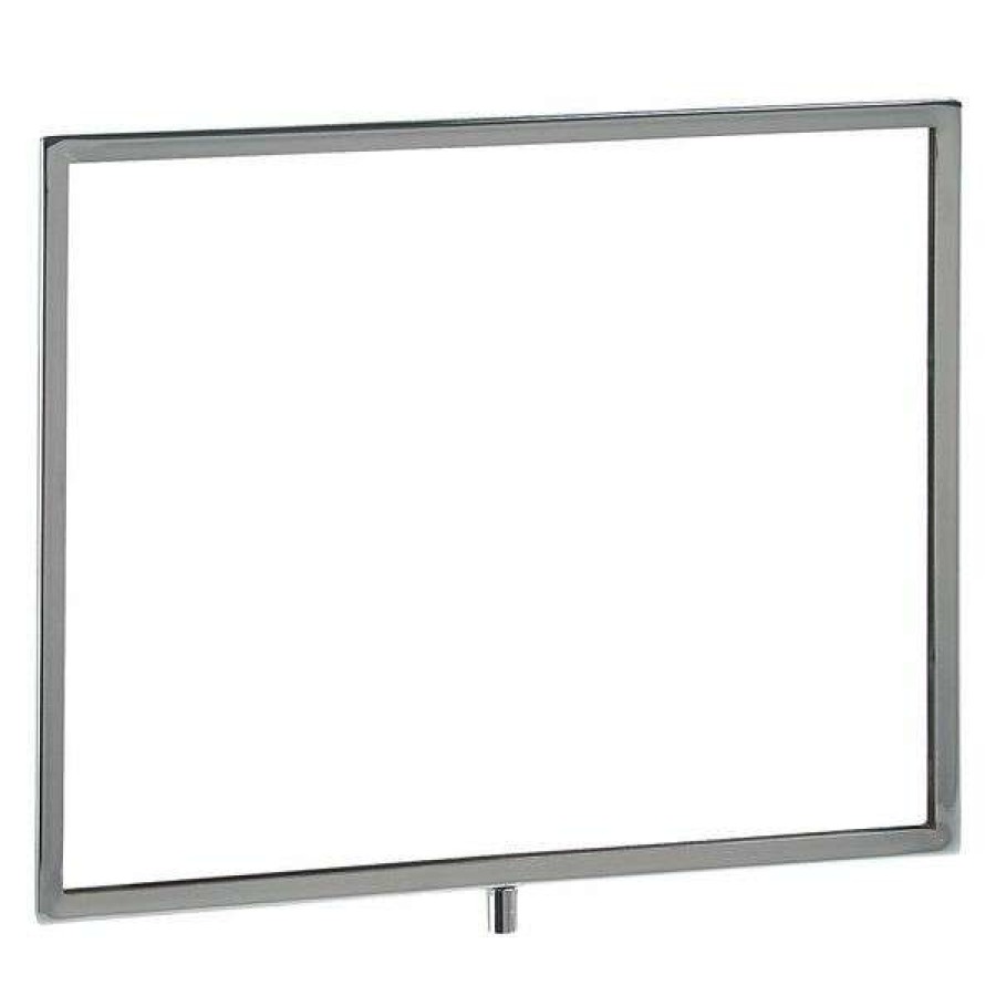 Shop Sign Holder, 11 X 14 , Chrome, Pk72 Wholesale