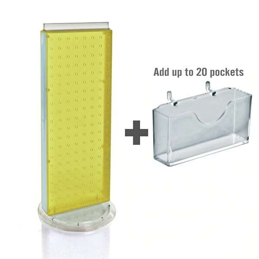 Shop 20 Pocket Revolving Pegboard Gift Card Kit For Countertop 8 X 21 Online