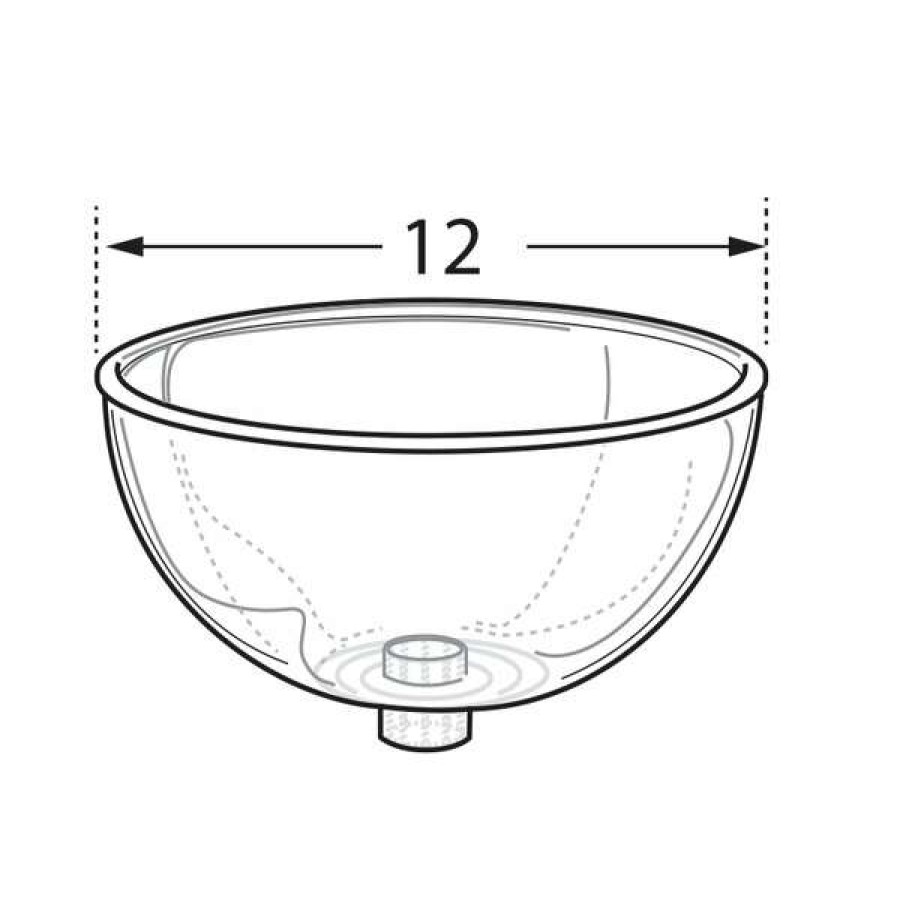 Shop Clear Plastic Bowl 12 Dia. X 6 Deep New