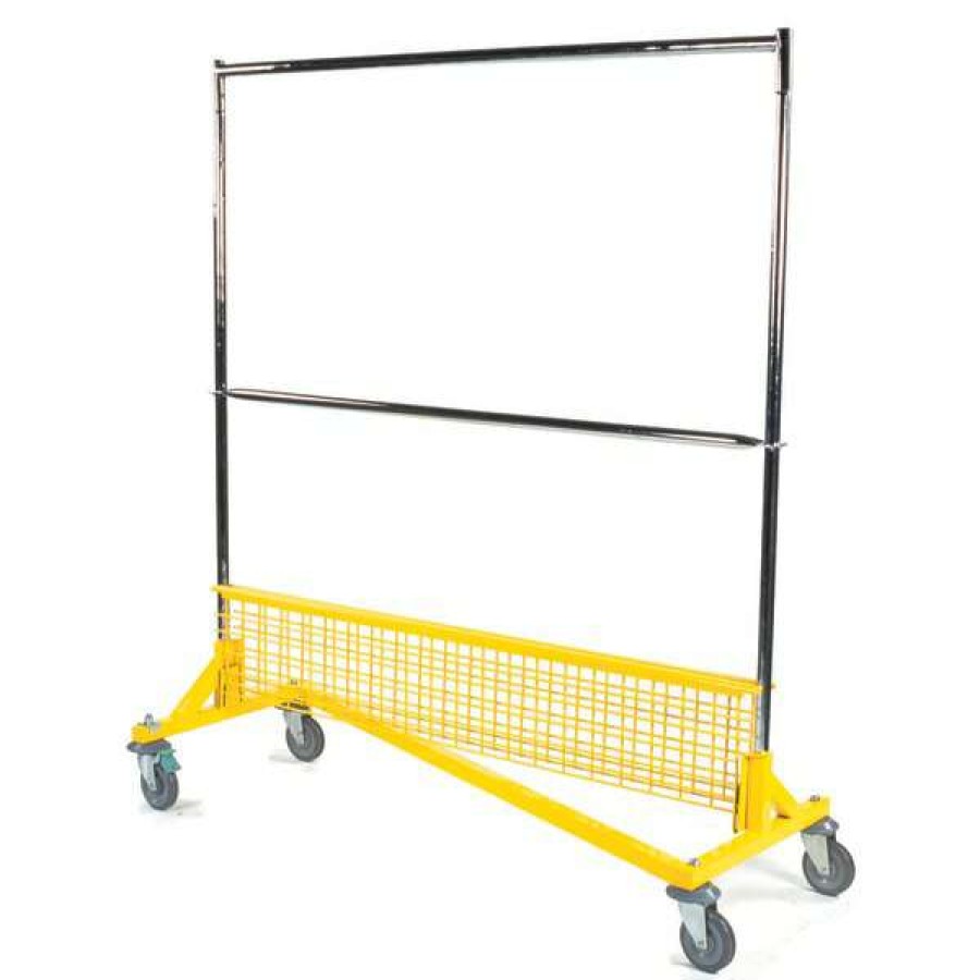 Shop Rlng Grmt Rack W/ Bmers, Mdl Bar/Shlf Hot