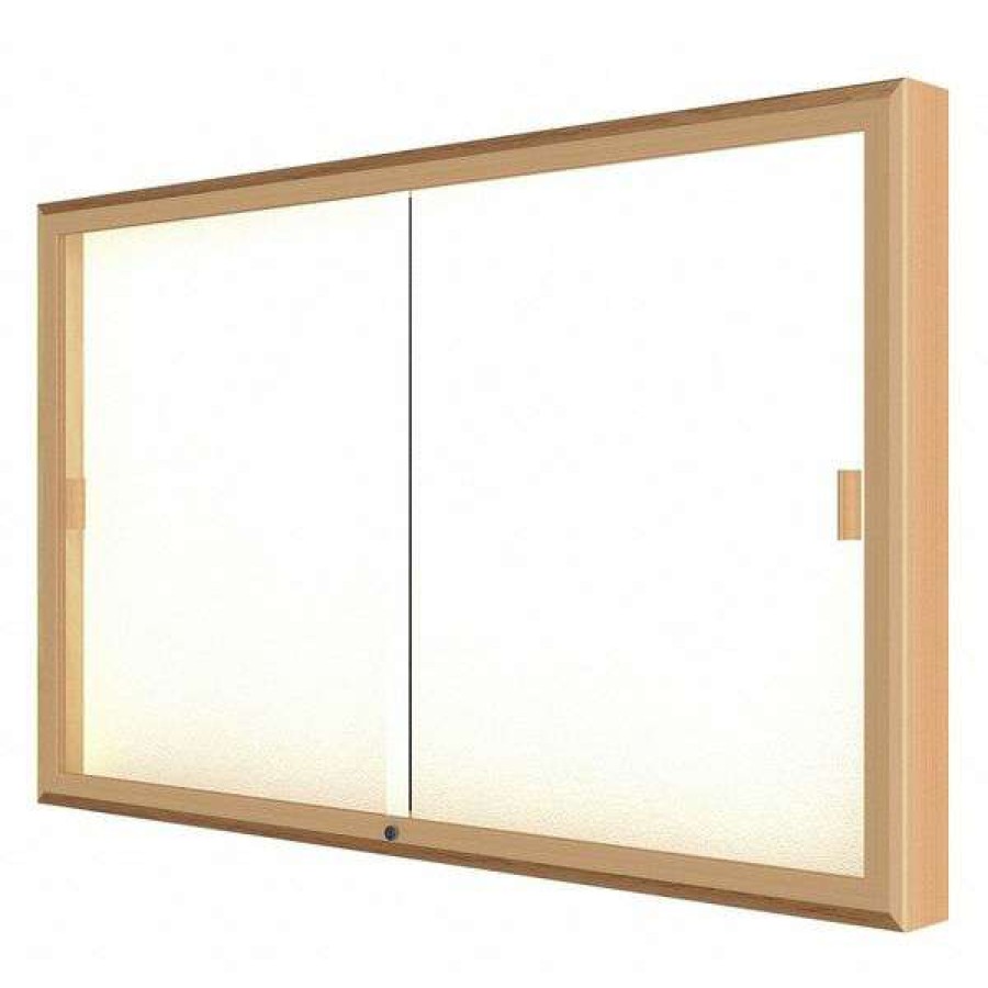 Shop Wall Case, 60X36X4, Plaque, Oak, Champgntrim Online