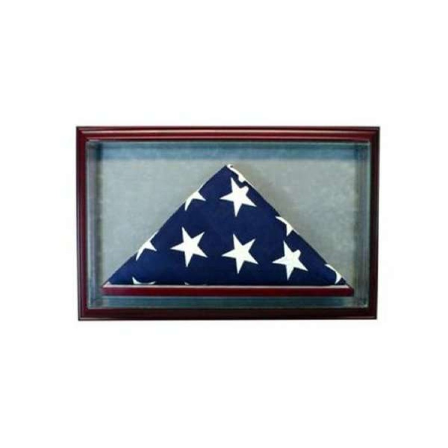 Shop Cbflg-C 9.5 X 5 Ft. Cabinet Flag Display Case Flag, Cherry Wholesale