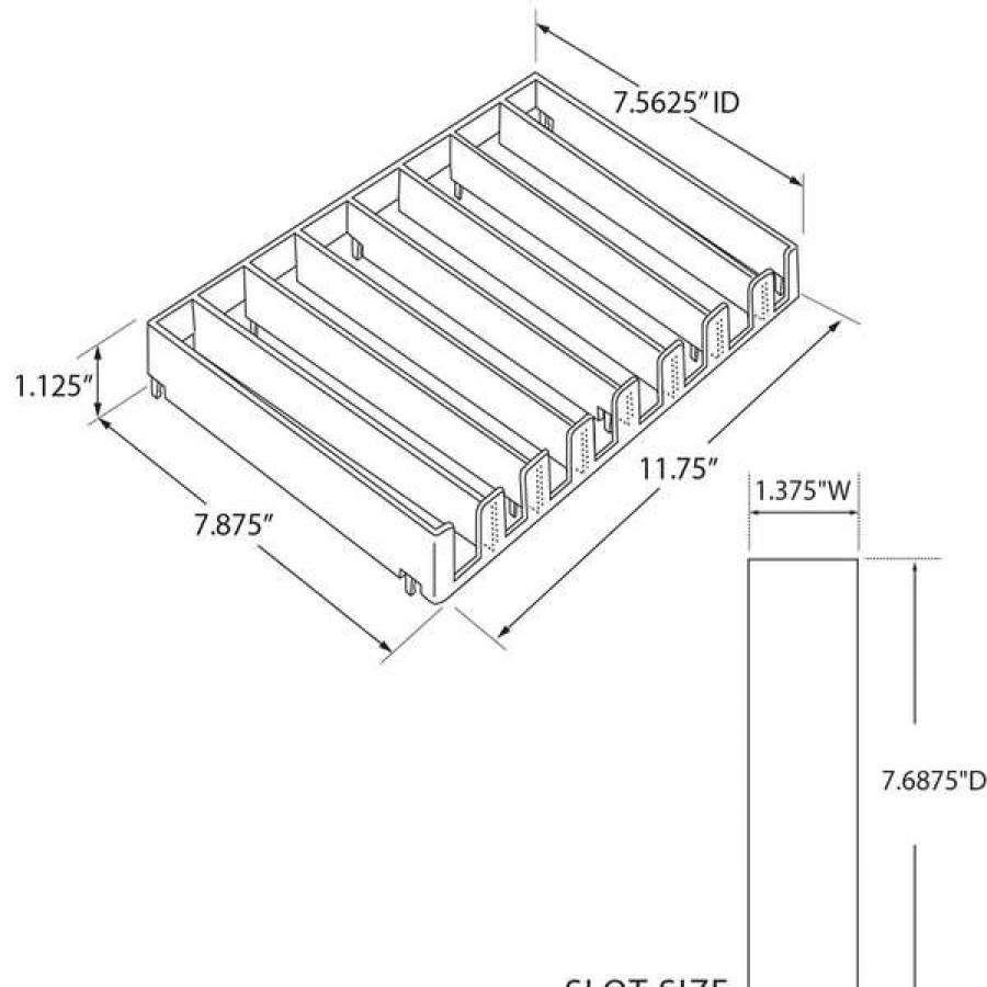 Shop 8-Compartment Modular Tray Inserts, Pk2 Online