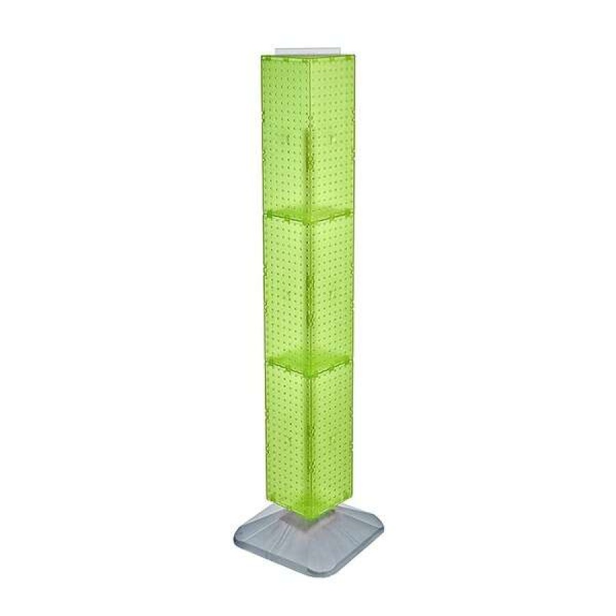 Shop Four-Sided Pegboard Floor Revolving Display Panel Size: 8 W X 60 H Online