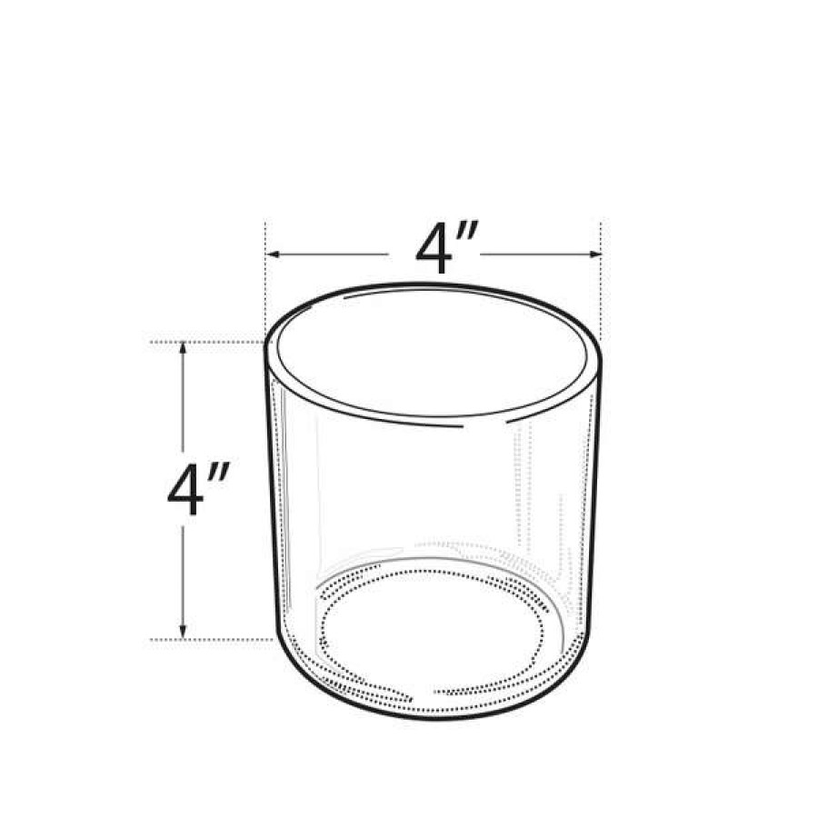 Shop 4 X 4 Deluxe Clear Acrylic Cylinder, Pk4 Wholesale