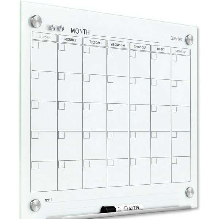 Shop Glass Calendar Board, 24 X18 , White Clearance