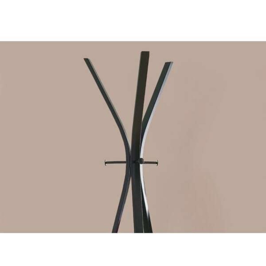 Shop Coat Rack, 72 H, Espresso Metal Contemporary Style Best