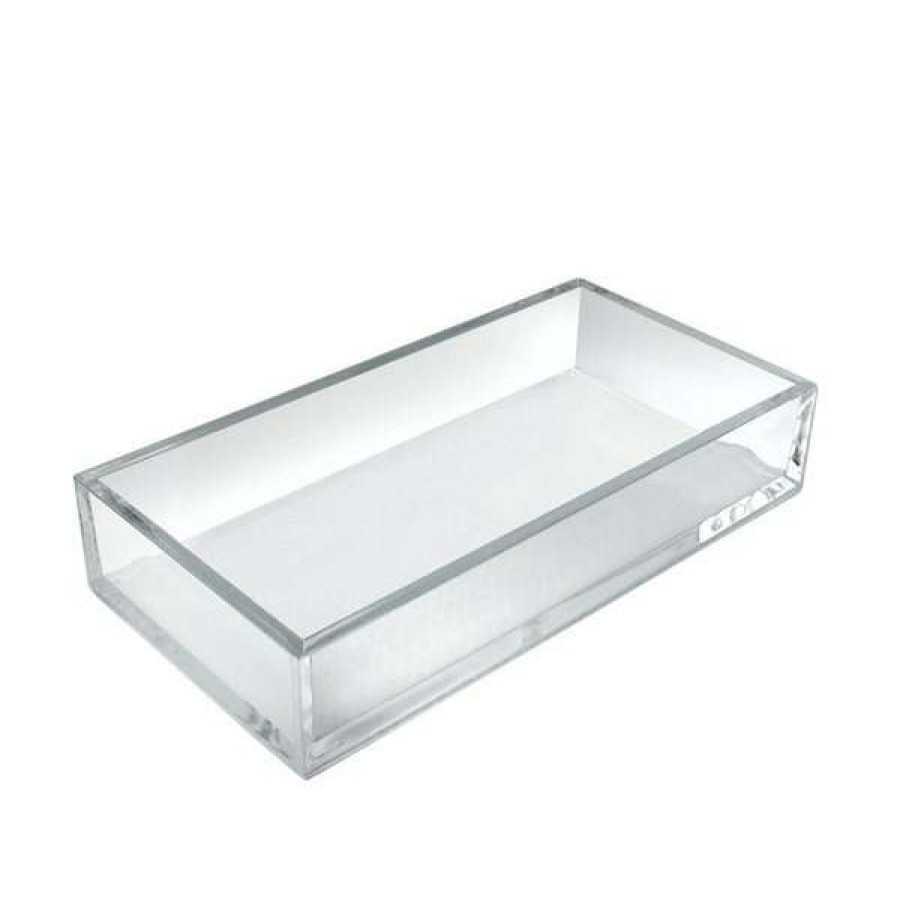 Shop Large Deluxe Tray In Clear Acrylic 11.75 X 5.875 , Pk4 New