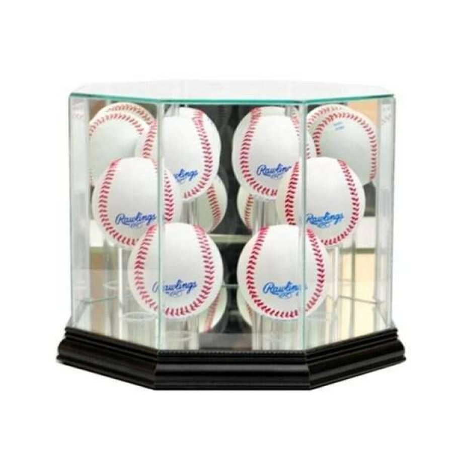 Shop 6Bsb-B Octagon 6 Baseball Display Case, Black Hot