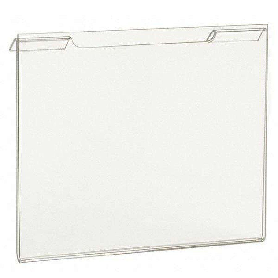 Shop Horizontal Sign Holder, 7 Wx5 1/2 H, Pk24 Clearance