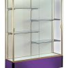 Shop Display Case, 72X48X16, Purple New