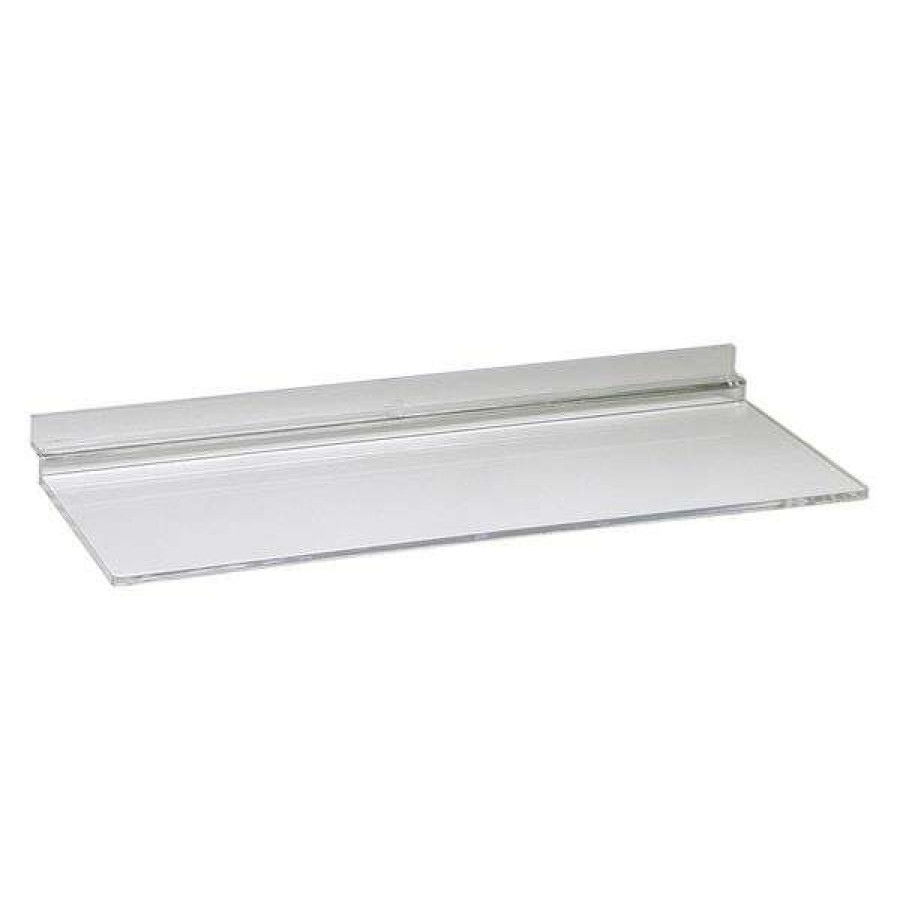 Outlet Slatwall, Acrylic, Shoe Shelf, 4 X 10, Pk100 Wholesale